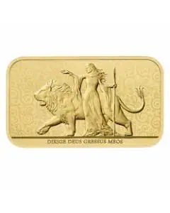 2024 1 oz Una and the Lion Gold Bar