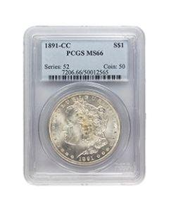 1891-CC PCGS MS-66 Morgan Silver Dollar